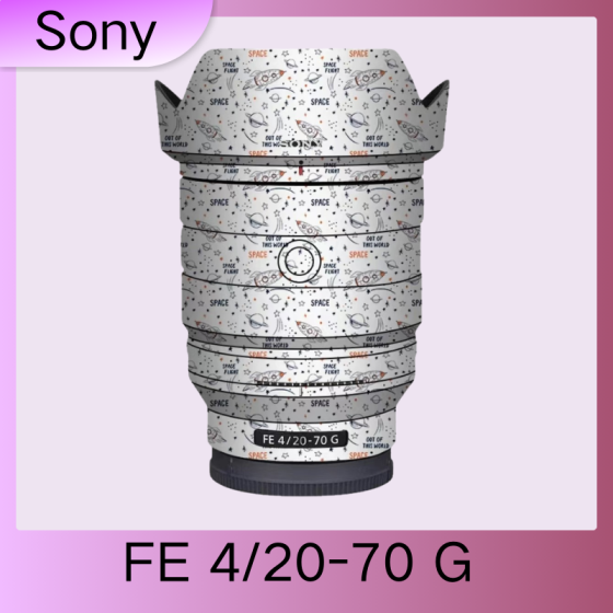 Lentes Sony FE20-70F4 G  - Pele câmera, adesivo câmera - com alta resistência a arranhões, à prova d'água e com design elegante.